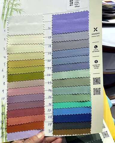 Sổ mẫu Twill dày 3386