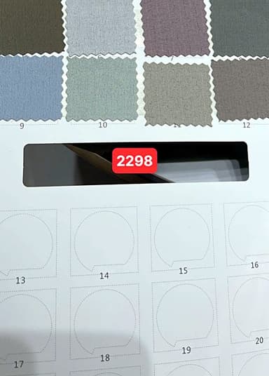 Sổ mẫu Thun thể thao 2298 (gân dọc mảnh)