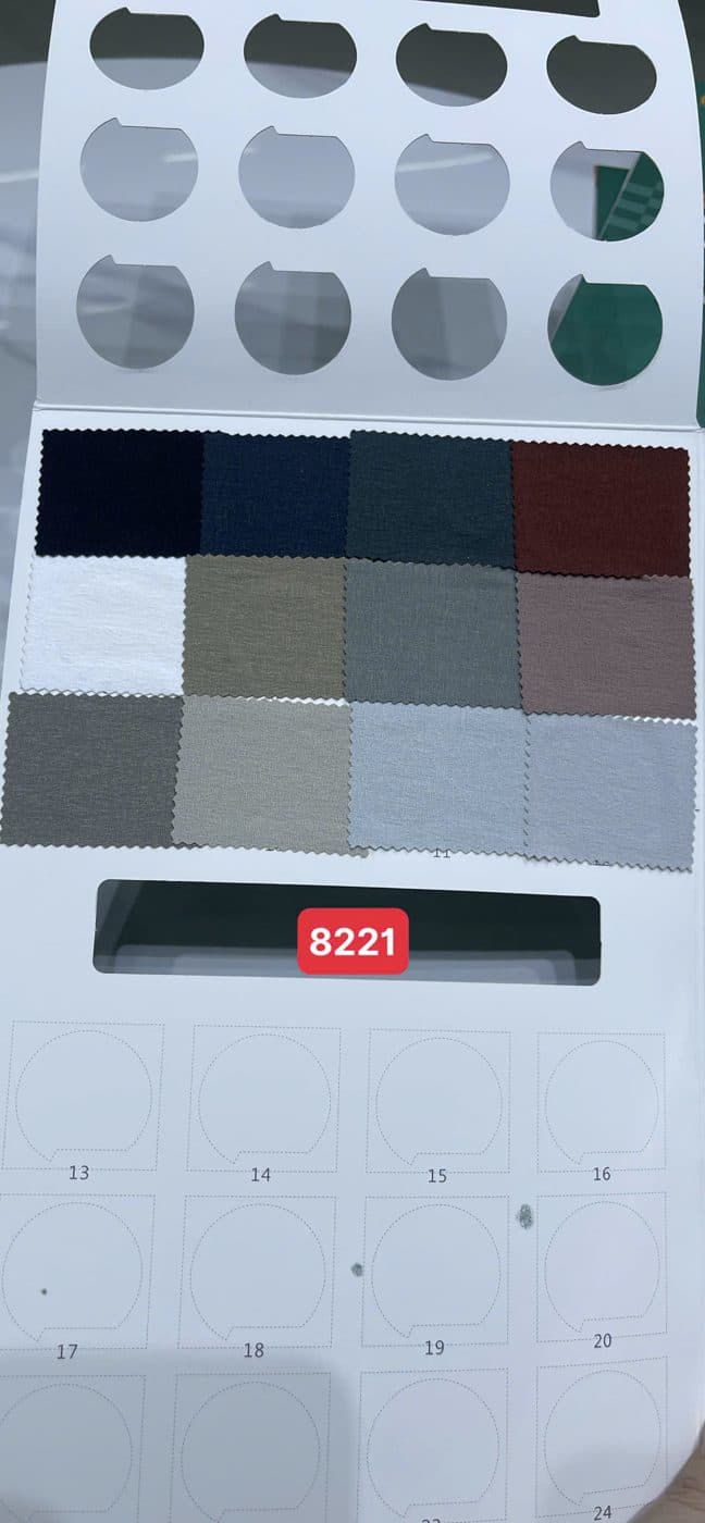 Sổ mẫu Cotton melange 8221