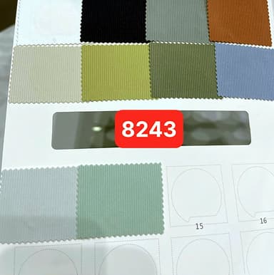 Sổ mẫu Thun thể thao 8243 (gân dọc nhỏ)