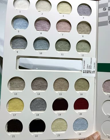 Sổ mẫu Cotton melange L6087