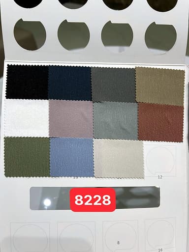 Sổ mẫu Thun thể thao 8228 (gân dọc nhỏ)