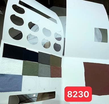 Sổ mẫu Thun thể thao 8230 (melange cation)