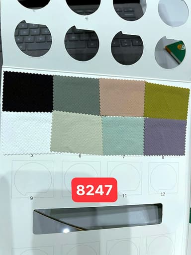 Sổ mẫu Thun thể thao 8247 (jacquard quả trám)