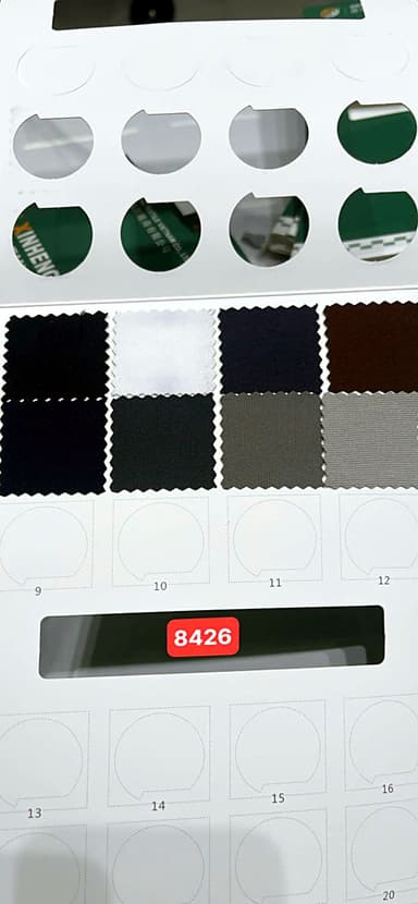 Sổ mẫu Thun thể thao 8426 (trơn)